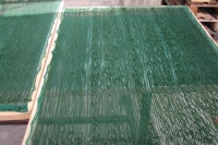 Spirulina spaghetti. That is the last operation before drying.